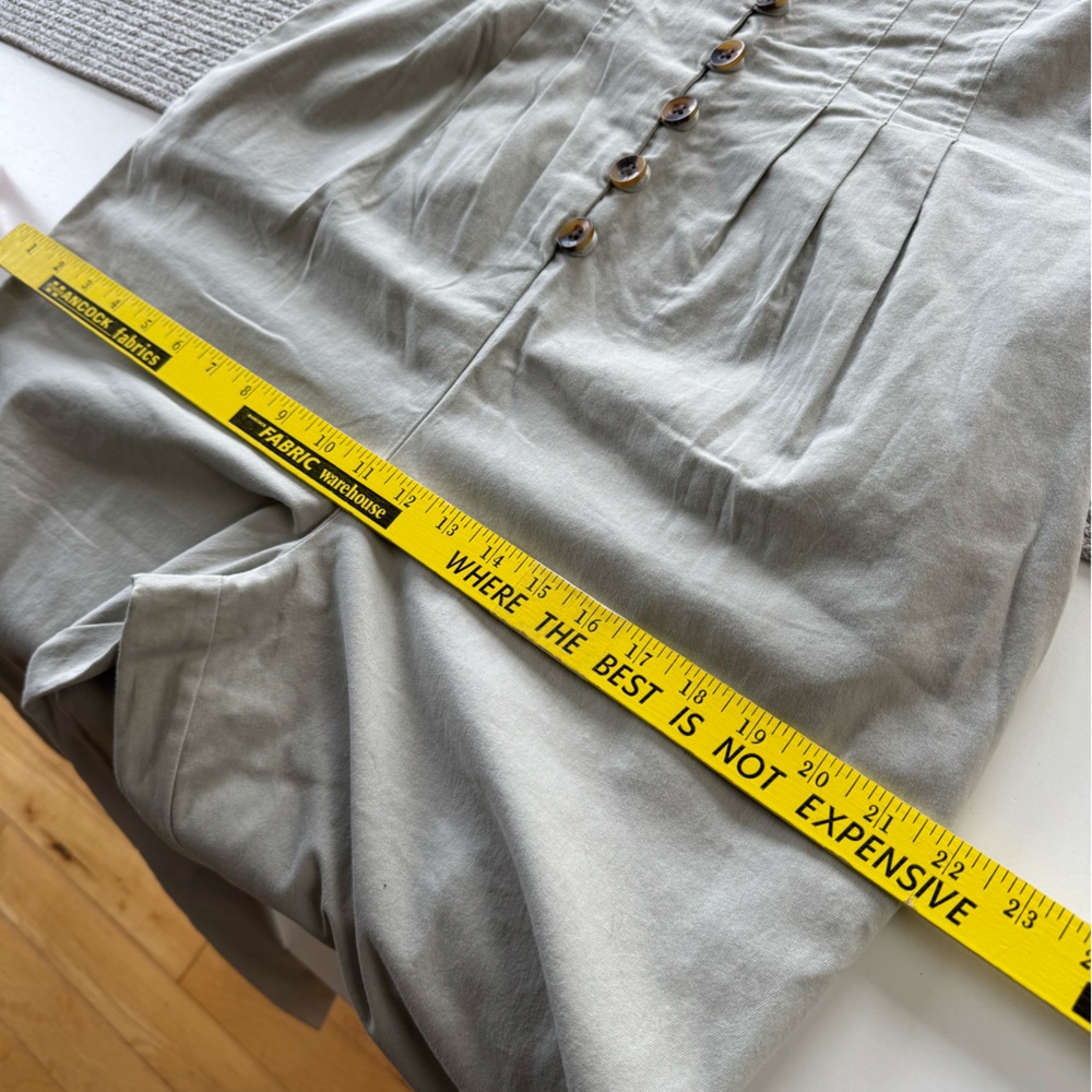 Universal Thread Sage Green Seamed Ankle Length Wide Leg Jumpsuit Size 12 NWT - Picture 12 of 13